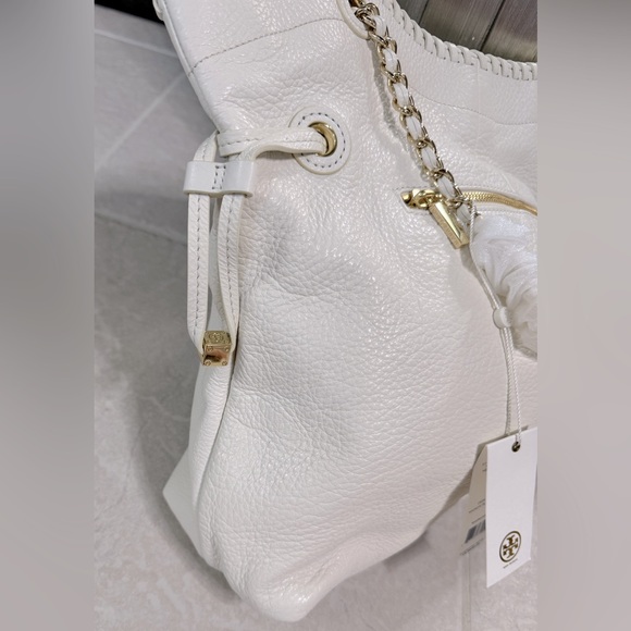 NWT - TORY BURCH "MARION" SHOULDER HANDBAG (WHITE) - Picture 12 of 15